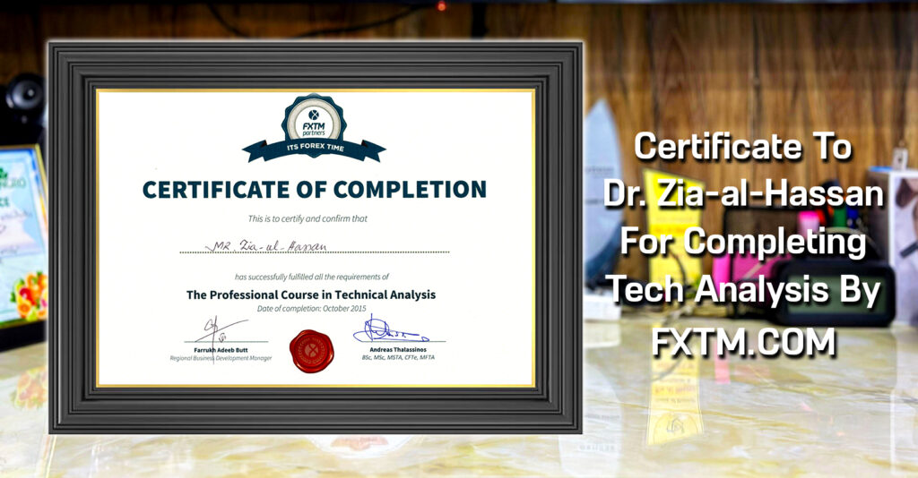 Certificate Of Completion Of Forex Trading Technical Analysis Course By FXTM 17-Oct-2015