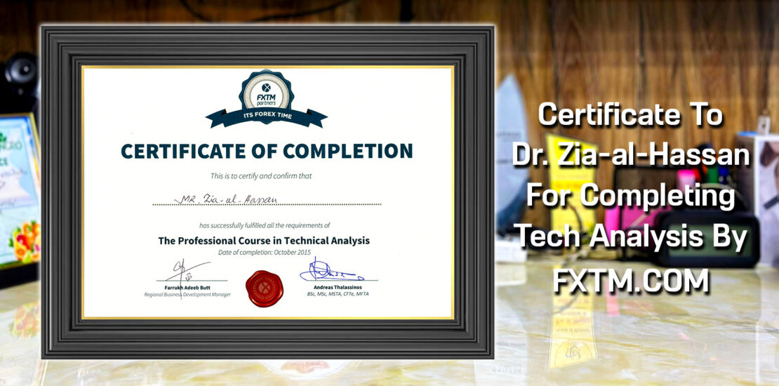 Certificate Of Completion Of Forex Trading Technical Analysis Course By FXTM 17-Oct-2015