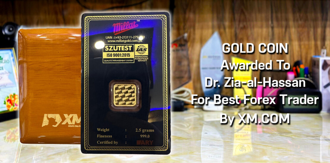 Xm.Com Awarded With A Gold Coin To Zia-al-Hassan As Best Forex Trader