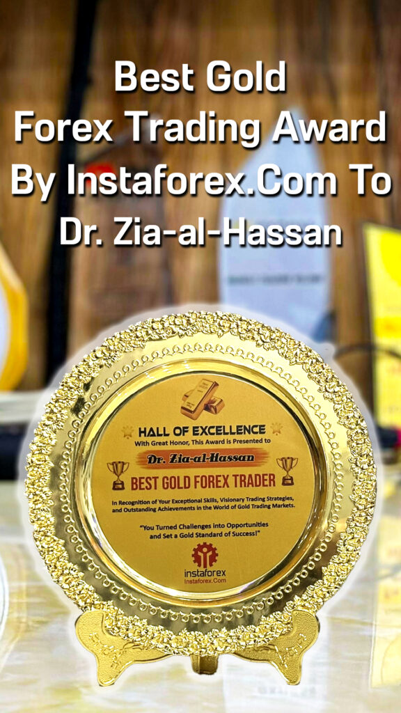 Best Gold Forex Trading Shield Award By Instaforex To Dr. Zia-al-Hassan