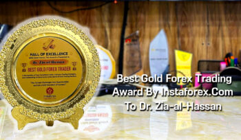 Best Gold Forex Trading Shield Award By Instaforex.Com To Dr. Zia-al-Hassan